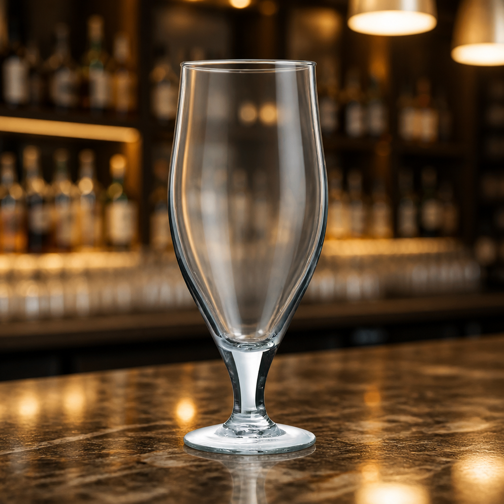 500ml Commercial Stemmed Beer Glasses - 24 Pack