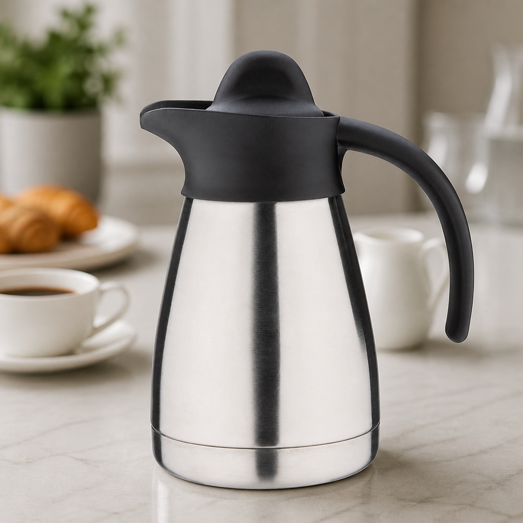 500ml Commercial Vacuum Milk Jug Stainless Steel Insulated
