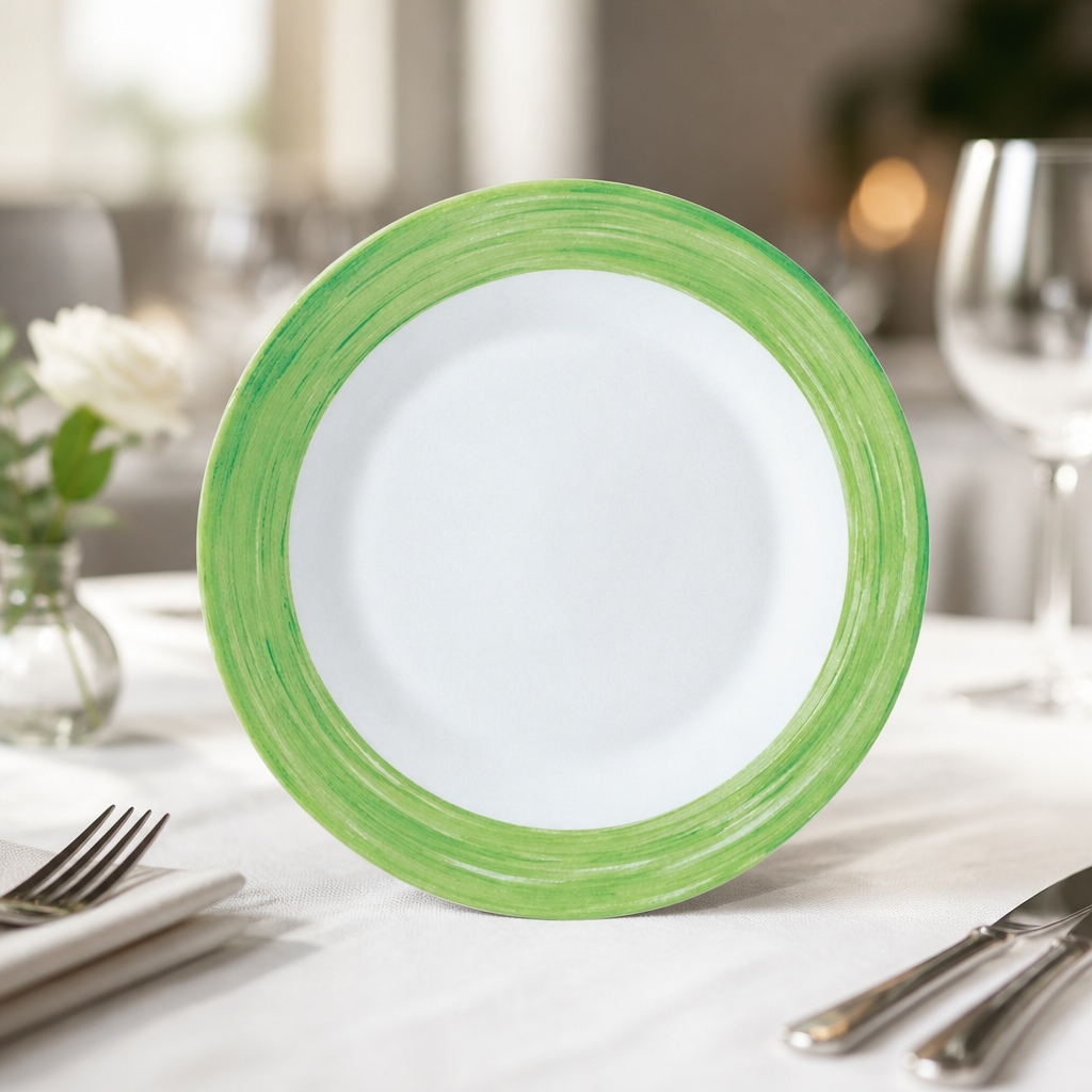Commercial Brush Plates 235mm Pack of 24 for Foodservice