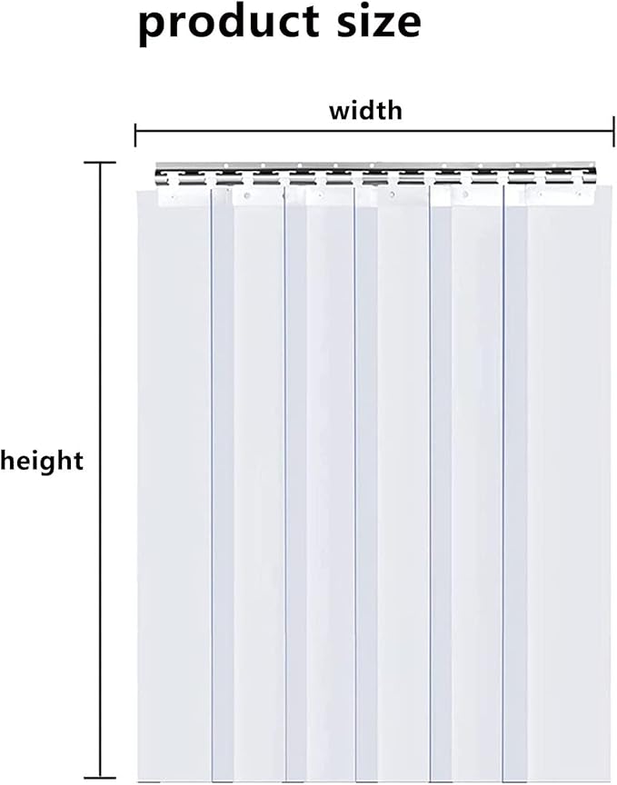 Heavy Duty Made-to-Measure PVC Strip Curtains – Durable, Custom Fit, Industrial Strength for Warehouses, Loading Docks, and High-Traffic Areas