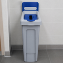 Commercial 87L Paper Recycling Bin Slim Jim Design