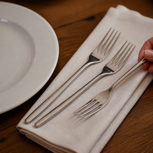 Commercial Slim Cake Forks 480 Pack Recyclable Cutlery