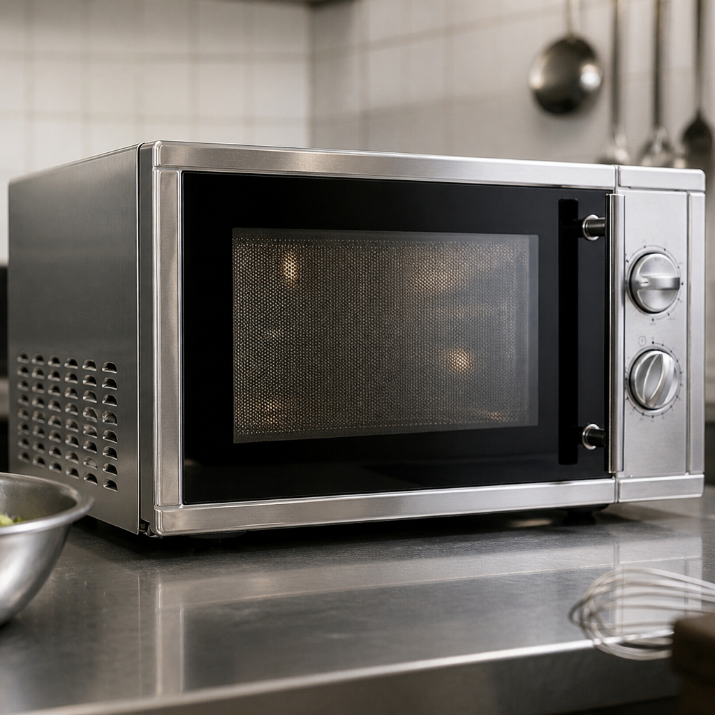 Commercial Microwave and Grill 23Ltr 900W Stainless Steel