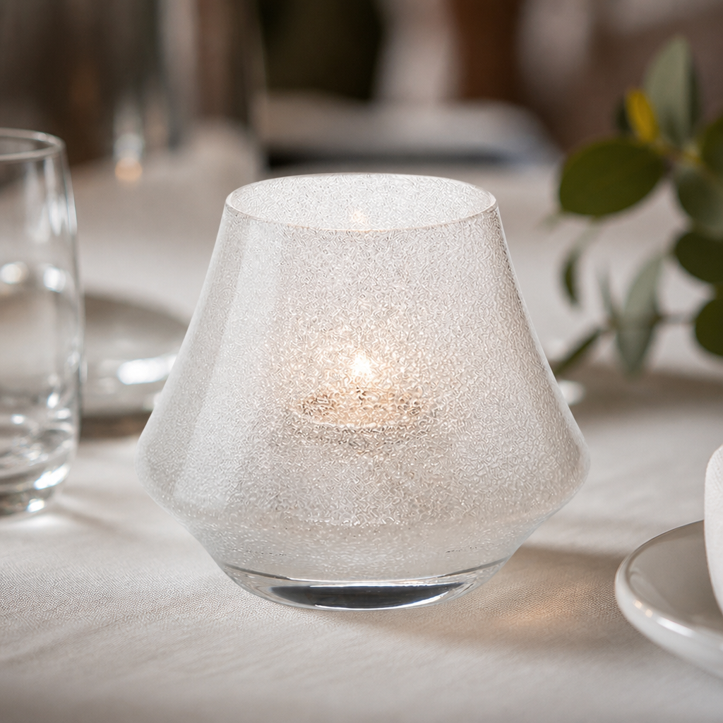 Clear Glass Votives for Candles 89mm - 12 Pack