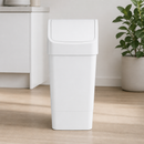 Commercial Swing Top Waste Bin 50L White Colour-Coded