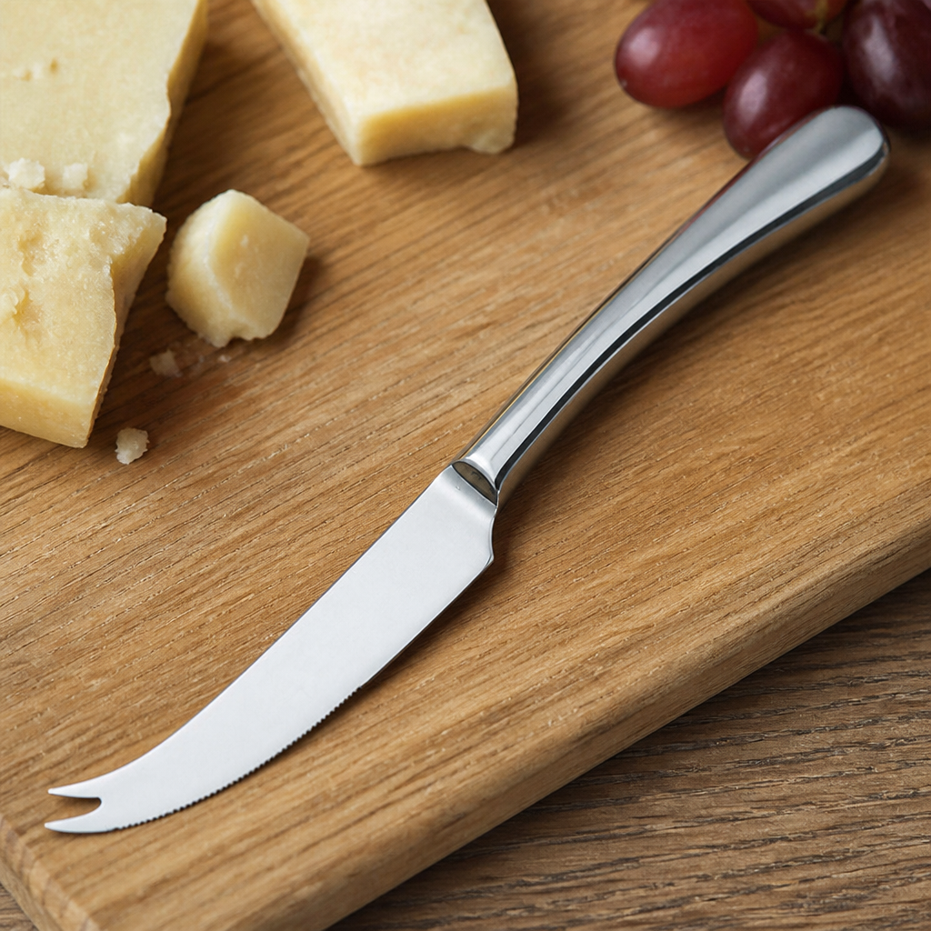 Commercial Two-Pronged Cheese Knife 12 Pack 221mm Stainless Steel