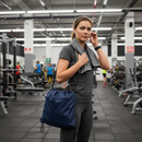 Premium Water Resistant Gymsac with Zipper Pocket and Reinforced Corners - Ideal for Sports and Outdoor Activities