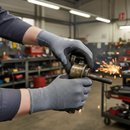 Professional High-Performance Cut Resistant Glove for Oily Environments with Nitrile Palm Coating and Heavy Duty Reinforcement