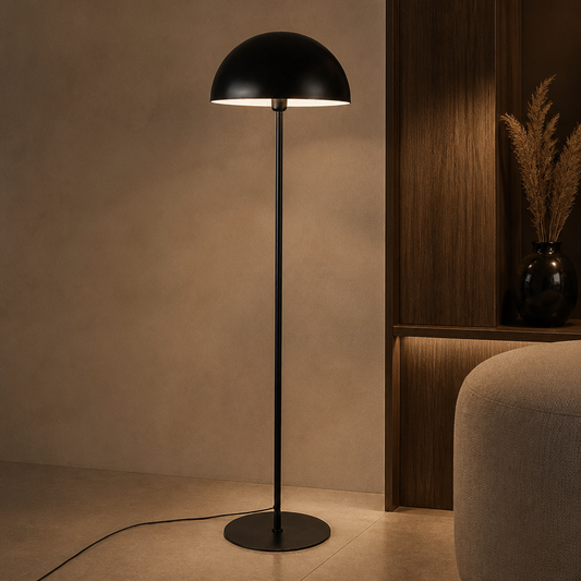 Indoor Metal Floor Lamp 1400mm Height Soft Glow Design