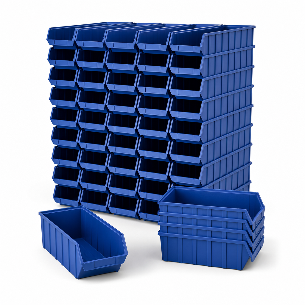 52 Litre Plastic Storage Picking Bins – Pack of 100