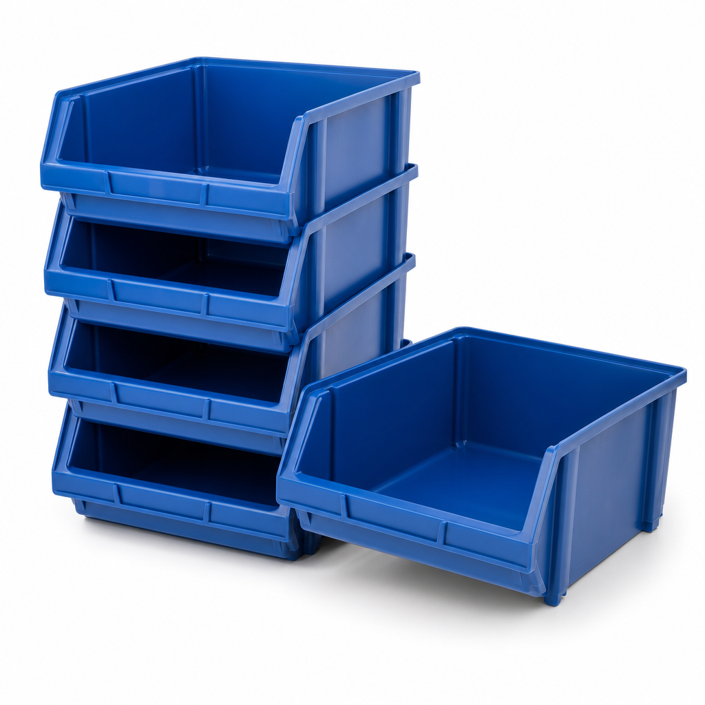 52 Litre Plastic Storage Picking Bins – Pack of 4
