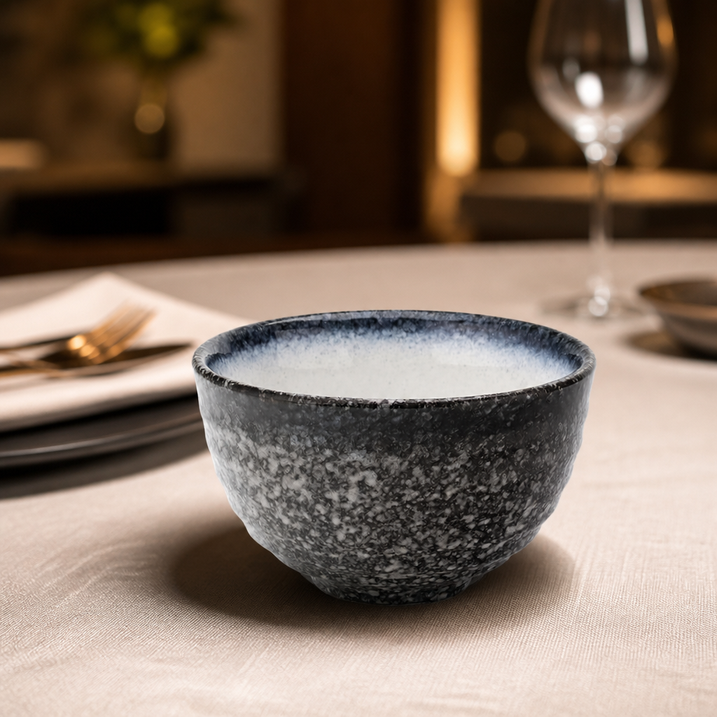 Commercial Rice Bowls 110mm Granite Tone 12 Pack