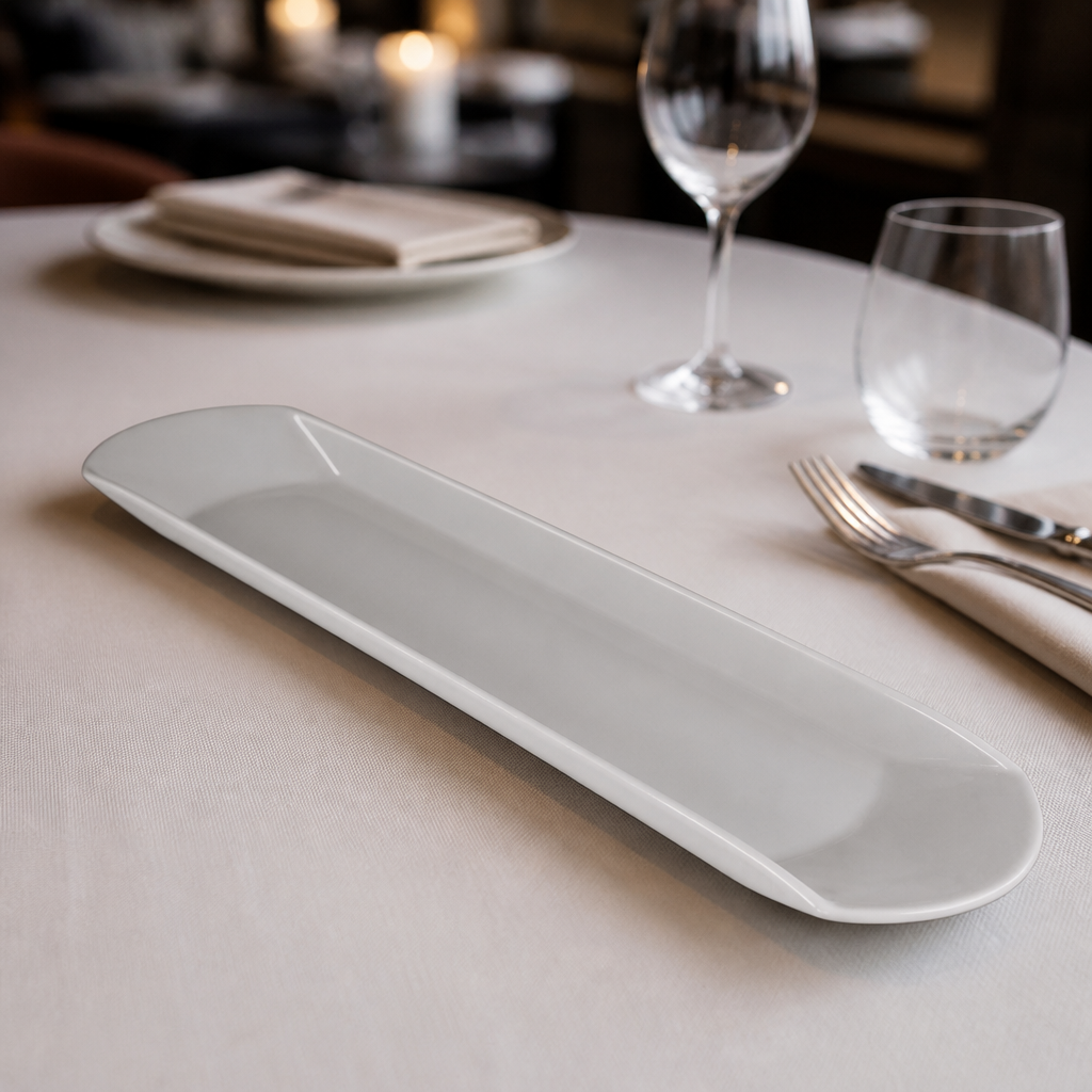 Commercial Porcelain Gondola Platter 560mm