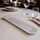Commercial White Porcelain Gondola Platter 560mm