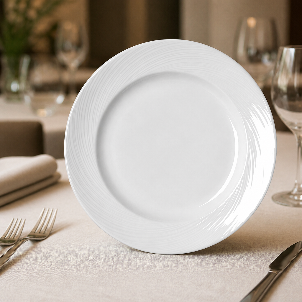 Commercial Porcelain Plates 320mm - 6 Pack