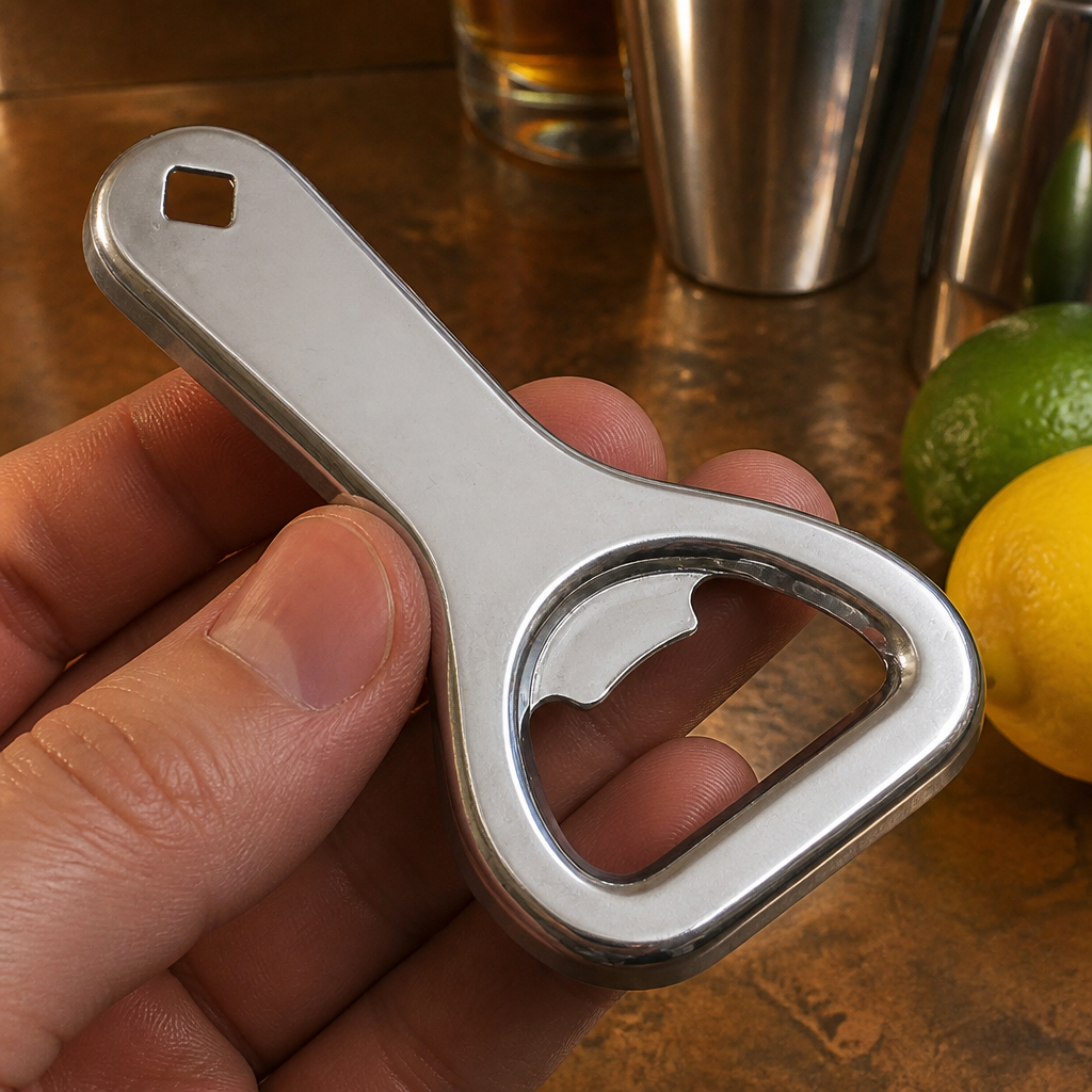 Commercial Stainless Steel Handheld Bottle Opener 10 Pack
