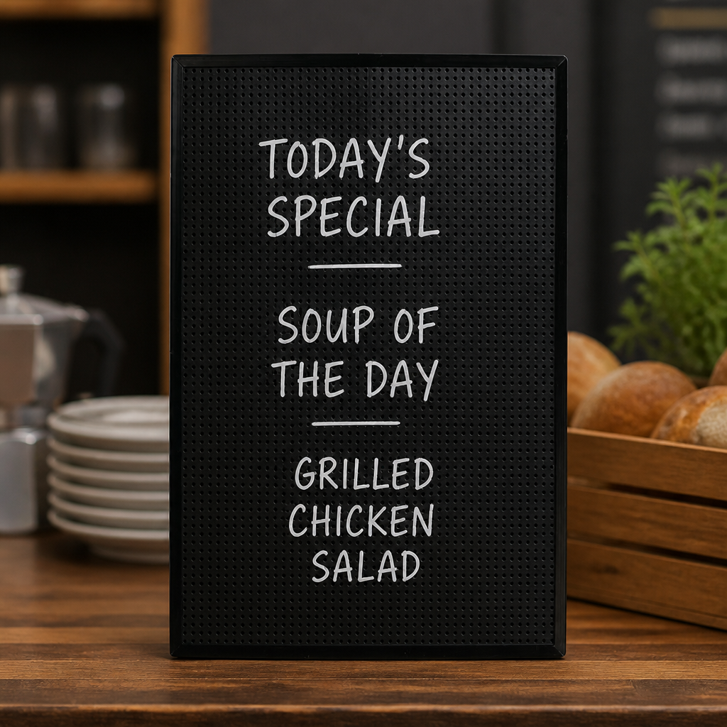 Commercial Peg Board 305 x 457mm for Message Display