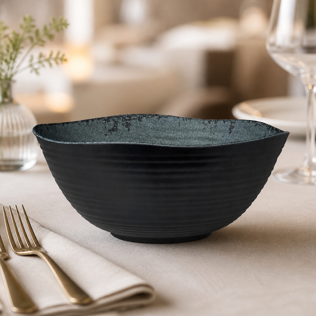 Commercial Medium Round Melamine Bowls 286x117mm 4 Pack