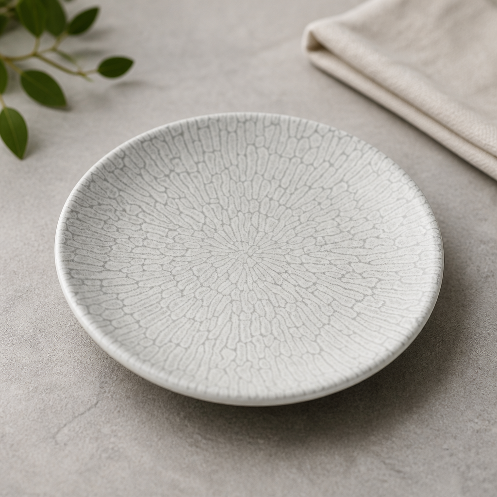 Commercial 165mm Delta Grey Plates 12 Pack