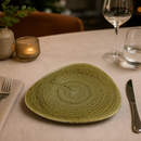 Commercial Olive Triangle Plates 9 Inch - 12 Pack