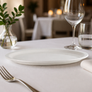 Commercial Plain Whiteware Round Plates 340mm - 6 Pack
