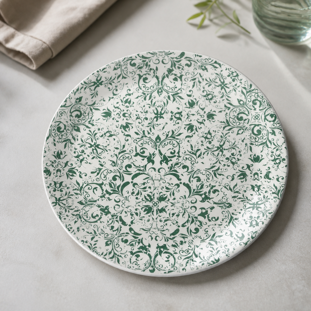 Commercial Coupe Plates 255mm Teal 12 Pack for Catering