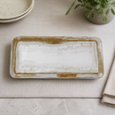Commercial Rectangular Plates Set 340x156mm - 12 Pack