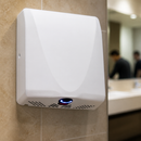Commercial HEPA Hand Dryer with Vandal-Resistant Cover
