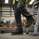Premium Waterproof Safety Boot S3 with Midsole - Sizes 6-12 for Enhanced Comfort and Protection