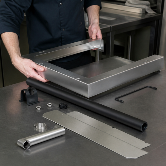 Commercial Oven Stacking Kit 600x400mm for Efficient Space Use