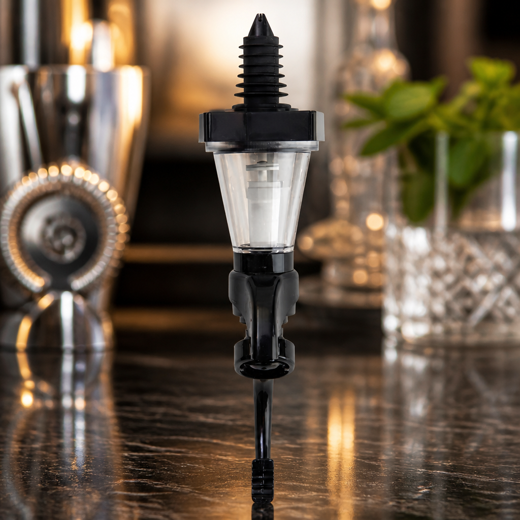 Commercial Black Solo Measure 25ml Non-Drip Optics
