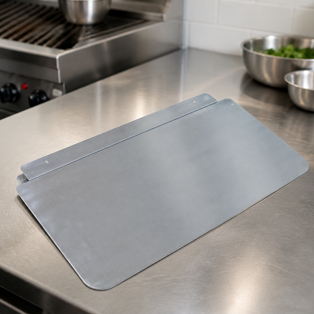 Commercial Splash Back Protector for Gas Fryers 21.3cm High