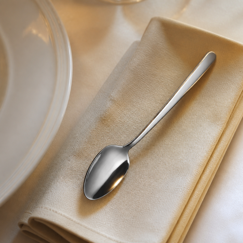 Commercial stainless steel teaspoons 12 pack elegant cutlery