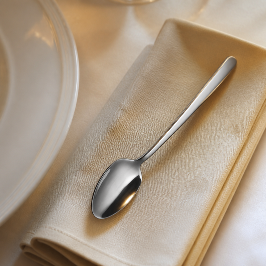 Commercial Stainless Steel Teaspoons 12 Pack Elegant Cutlery