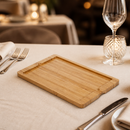 Commercial Wooden Base for Rectangular Slate Platter 210x330mm