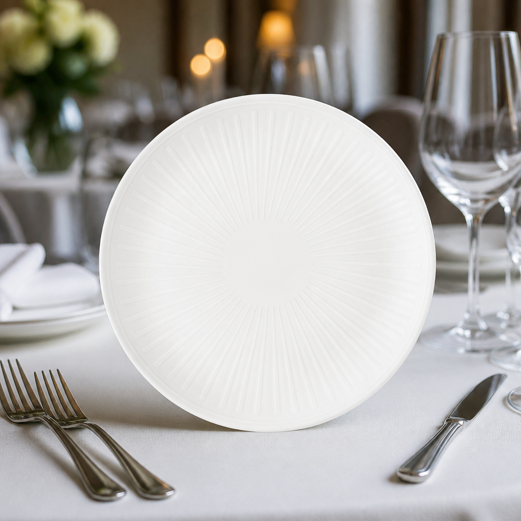 Commercial Coupe Plates 288mm Super-Vitrified Ceramic