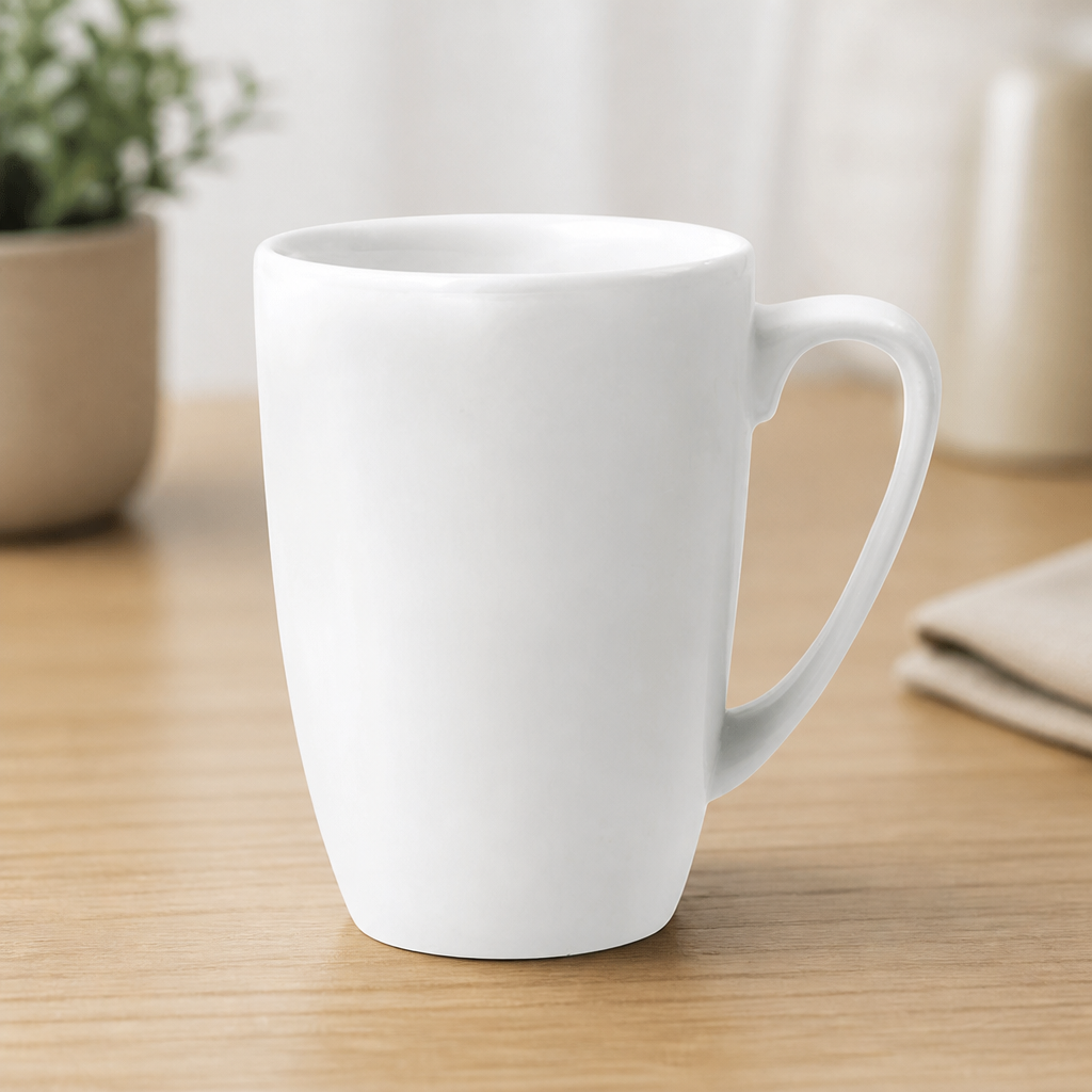 Commercial Vellum Mugs 340ml - 12 Pack Durable Ceramic Set