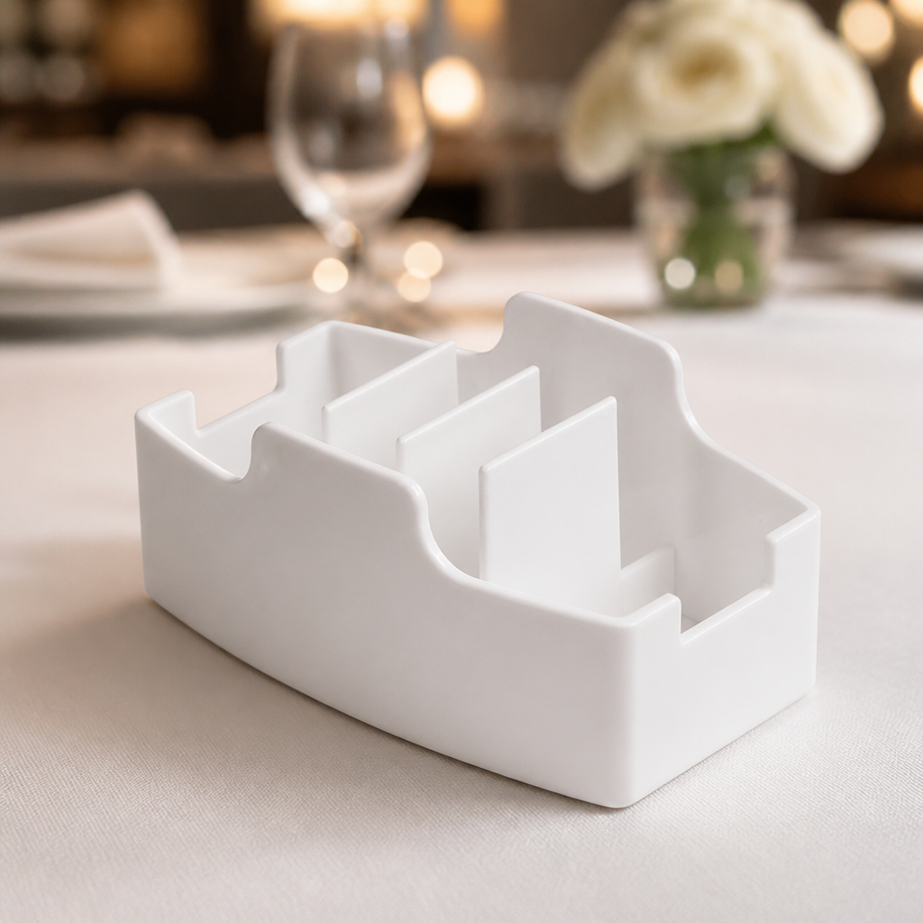 Commercial sachet holder for cafés and bars