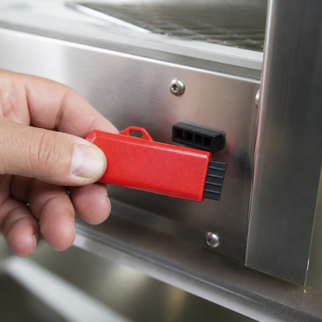 Replacement hot key for commercial countertop prep fridges