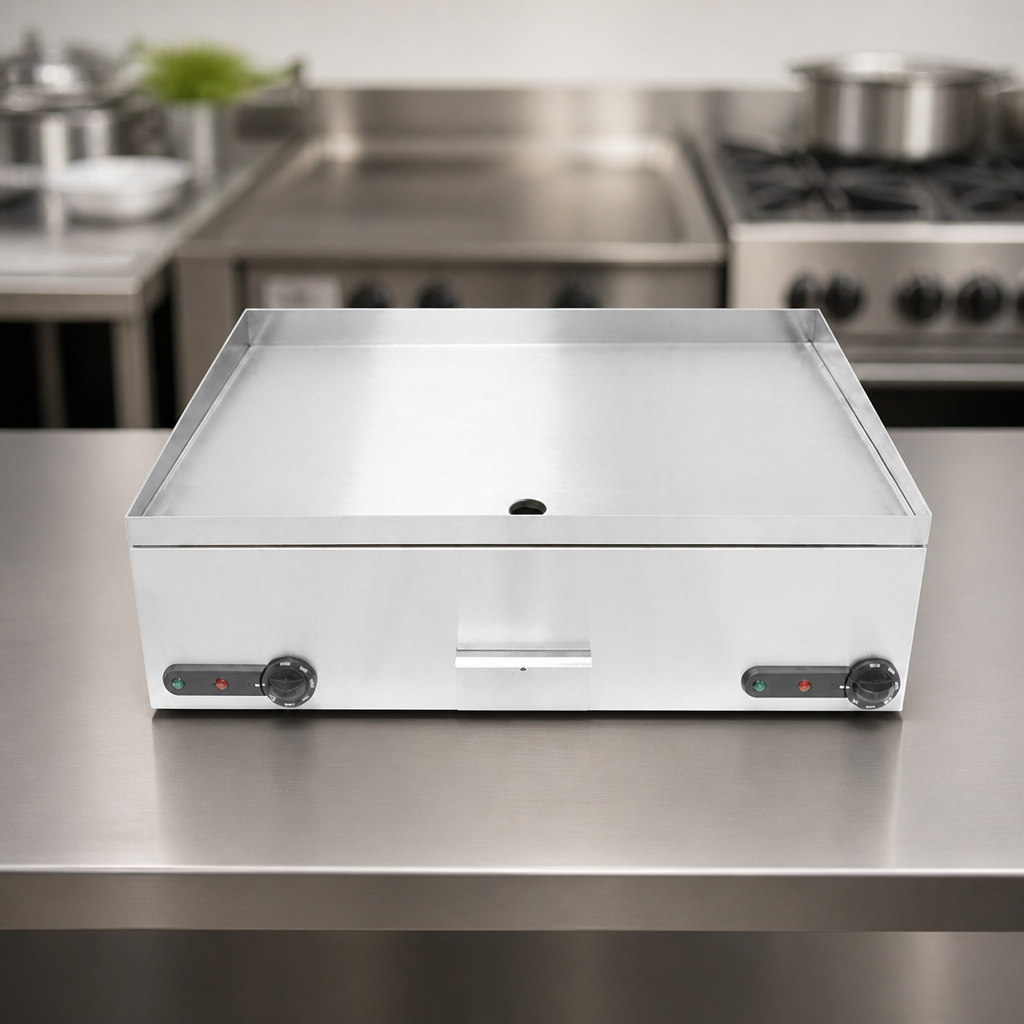 Large Electric Griddle 750mm Stainless Steel Commercial Kitchen
