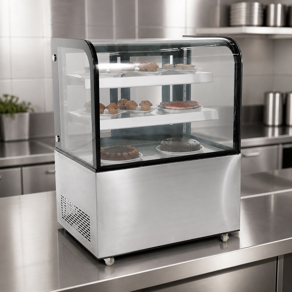 Commercial Deli Display Fridge 270Ltr with sliding doors
