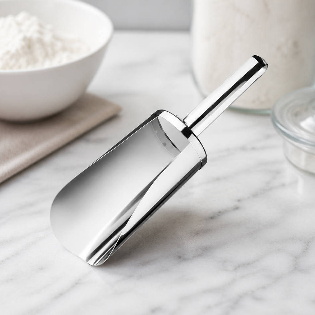 500ml Stainless Steel Commercial Scoop for Food Portioning
