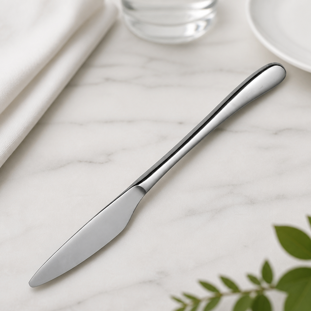 Oasis style dessert knife set 12 pack stainless steel