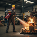 Heavy Duty 9kg ABC Powder Fire Extinguisher with Kitemark Certification for Class A, B, and C Fires