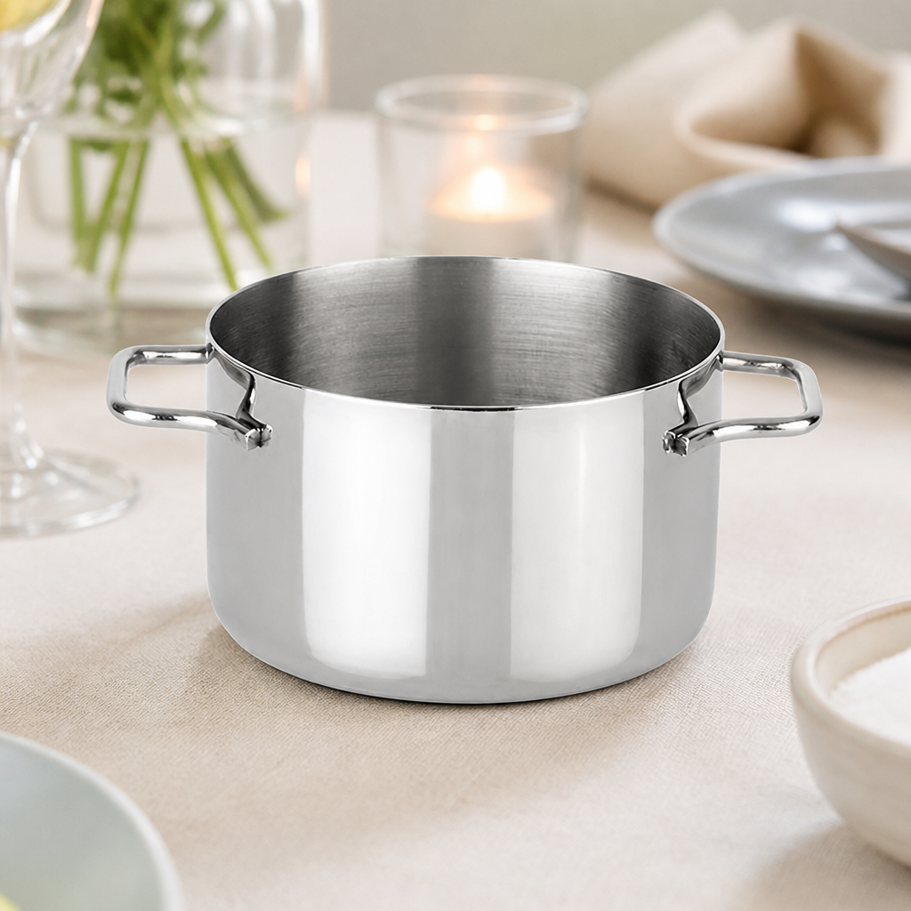 Mini Stainless Steel Casserole Dish 675ml Commercial Serving Dish