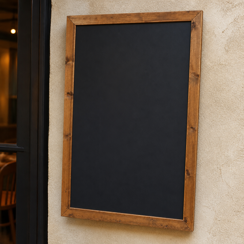Commercial Framed Blackboard 936x636mm for restaurants and pubs