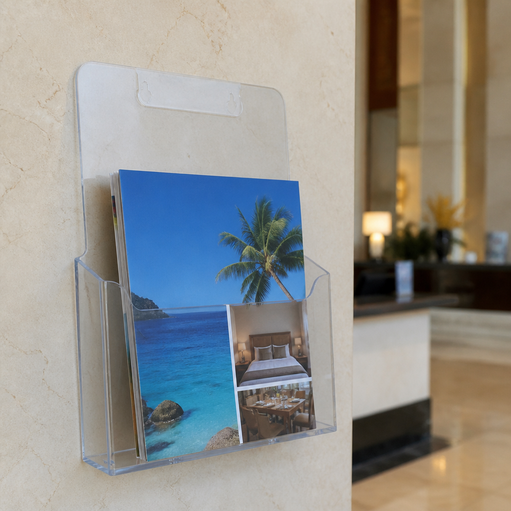 Leaflet Holder for Reception Areas with 32 capacity display