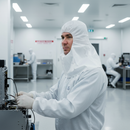Premium Elasticated Disposable Hoods - High-Performance White Cover for Head Protection