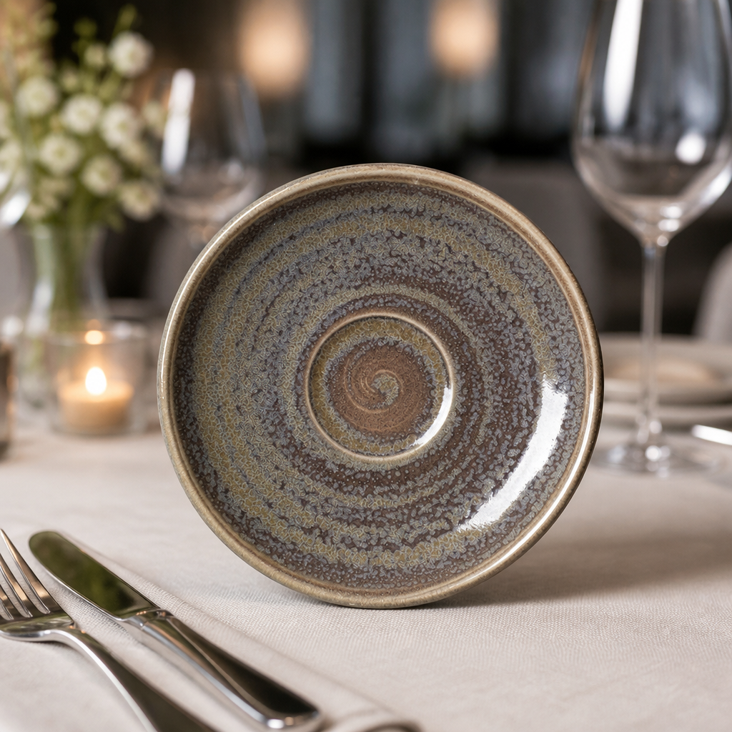 Commercial Granite Saucers 125mm - 12 Pack