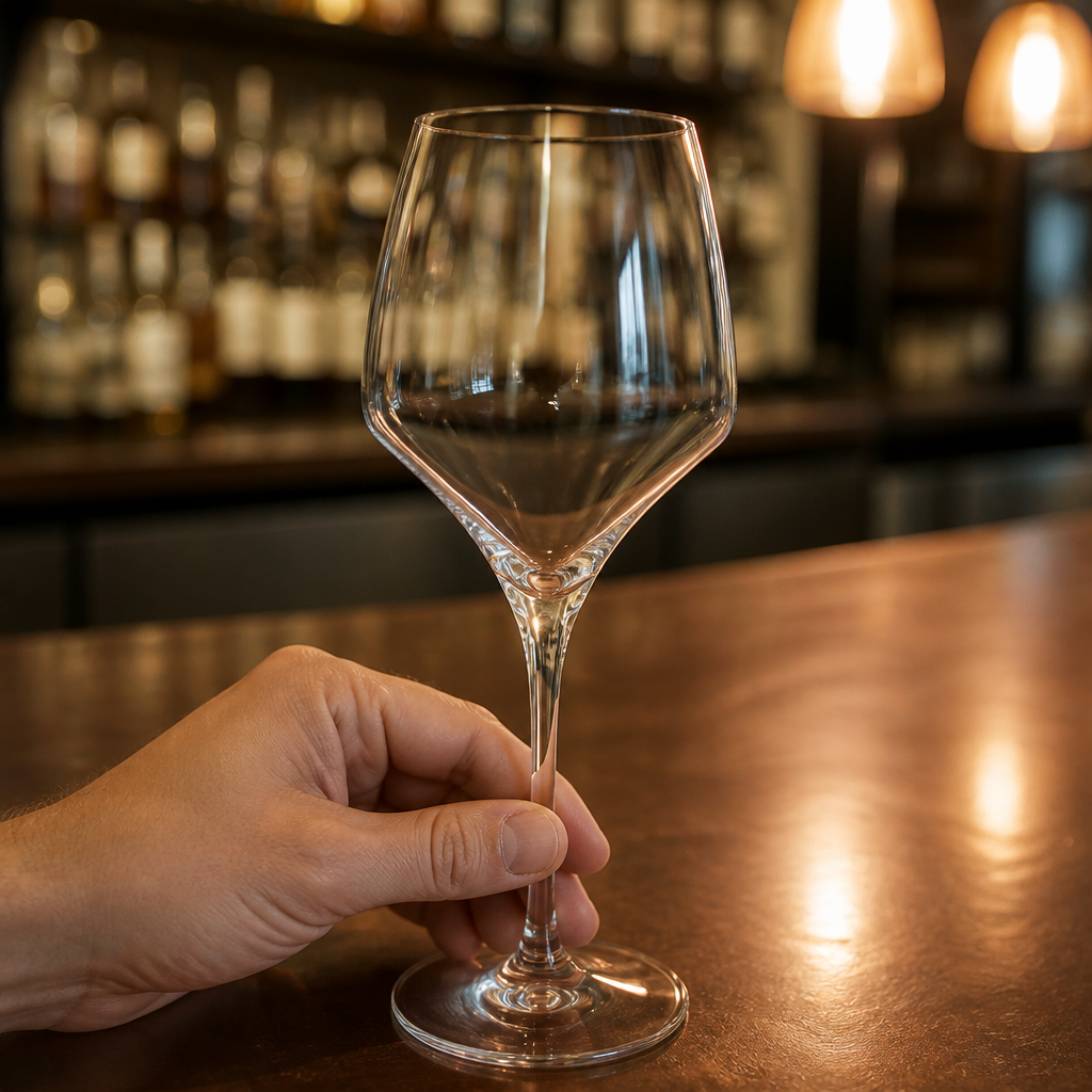 24 pack of 400ml clear commercial wine glasses